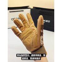 ต้นฉบับ THE NORTH FACE Full Finger Tactical Gloves for Men and Women Couples Breathable Fitness Outdoor Mountaineering Wear-resistant Non-slip Cycling Fighting Sports Touch Screen