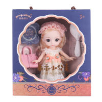BJD Doll 3D Blink Eyes Barby Doll Dress Up Play House Toys Girl Barbi Dollfige Fashion Princess Clothes Suit Christmas Gift Box