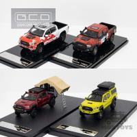 GCD 1:64 Tacoma Off-Road/รถโมเดล Diecast ตั้งแคมป์