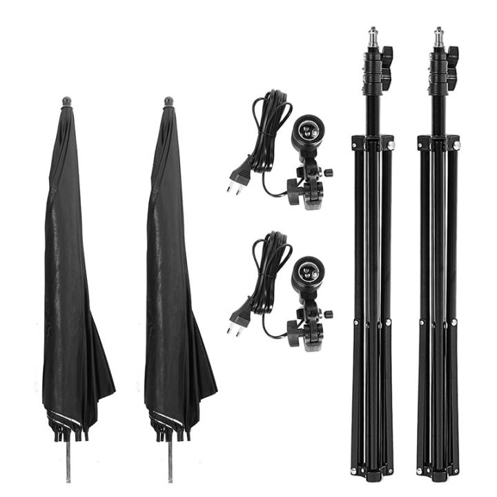 best-seller-e27-single-holder-with-reflective-umbrella-set-ไม่รวมหลอดไฟในชุด-กล้องถ่ายรูป-ถ่ายภาพ-ฟิล์ม-อุปกรณ์กล้อง-สายชาร์จ-แท่นชาร์จ-camera-adapter-battery-อะไหล่กล้อง-เคส