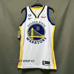 Original NBA AU version 75th Embroidery Diamond Logo Black Golden State  Warriors #11 #11 Klay Thompson #30 StephenˉCurry Embroidered NBA 2022 New  Finals 2021/22 Players Court Authentic Jerseys