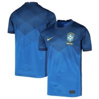 เสื้อกีฬาแขนสั้น ลายทีมชาติบราซิล ทีมเยือน 2020/21 สีน้ําเงินเข้ม