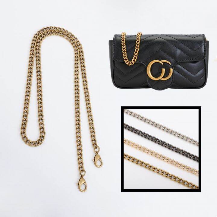 suitable-for-gucci-marmont-super-mini-mamon-chain-shoulder-armpit-accessories-replacement-double-g-shrimp-buckle-chain-diagonal-bag-chain