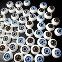 15 Pairs Doll eyes 12MM Real Like Reborn Doll Eyeball Brown Blue Mix Colors Half Round Eyes Toys Hand Tool Parts Accessories