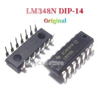 5ชิ้นเดิม LM348N DIP-14 LM348 DIP14 Quad การดำเนินงานเครื่องขยายเสียง IC ใหม่เดิม