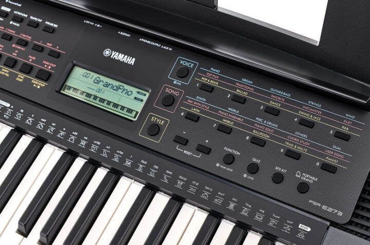 yamaha-psr-e273-portable-keyboard-คีย์บอร์ดไฟฟ้ายามาฮ่า-รุ่น-psr-e273-แถมขาตั้ง