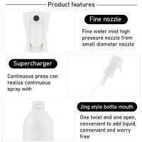 JUNE 0ML Home Flairosol Sprayer Gardening Refillable Container Spray Bottle Ultra Fine Mist Hairstyling Skin Care Hairdressing Watering CanMulticolor