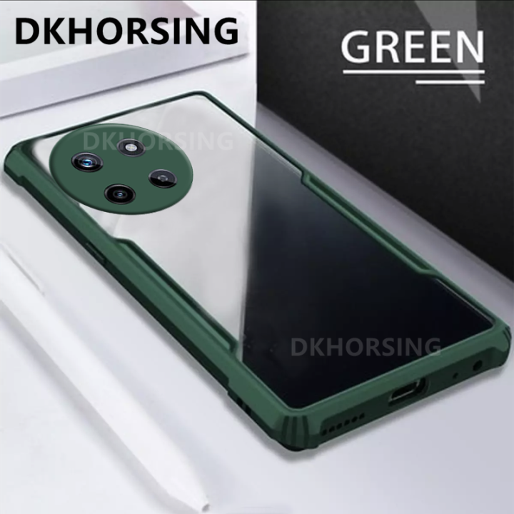 dkhorsing-เคสโทรศัพท์โปร่งใสสำหรับ-realme-11-4g-11-nfc-11-pro-11-pro-realme11เคสกันชน-tpu-อะคริลิคเกราะป้องกัน5g-เคสโทรศัพท์มือถือกันกระแทก-realme11-nfc-2023