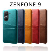 เคส Zenfone9สำหรับ ASUS Zenfone 9การสะสมบัตรหนัง PU เคสแข็งเคสครอบโทรศัพท์