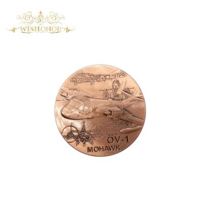 เหรียญเคลือบทองแดงที่ระลึกสำหรับของขวัญของชำร่วยซึ่งมีเหรียญทองเหลืองสนับสนุนการแชท