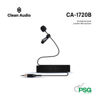 CLEAN AUDIO CLEAN AUDIO CA-1720B Omnidirectional Lavalier Microphone (Black) ไมค์คลิป Omnidirectional Lavalier Microphone (Black) ไมค์คลิป