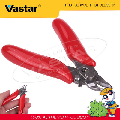 Vastarคีมปากเฉียงขนาดเล็ก3.5 ",คีมตัดสายไฟอิเล็กทรอนิกส์คีมหุ้มฉนวนด้ามยาง