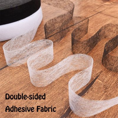 50 Meters Double-sided Adhesive Fabric Interlining Tape Roll Iron on Clothes Apparel Sewing Roll Hem Tape DIY Sewing Accessories