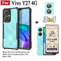 3In เคสสำหรับ VIVO โทรศัพท์กันกระแทก4G 1 Vivo Y27 Y 27 Y2 7เคสอะคริลิกใสนิ่ม TPU ฝาหลังกันตก