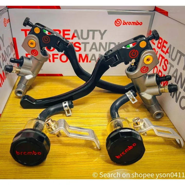 motorcycle Brembo P19 Brake Master Dual Tank For NMAX ADV and PCX