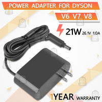 รับประกัน 1 ปี – สายชาร์จ Dyson V8 V7 V6 อะแดปเตอร์ 26.1V– สายชาร์ท Charger Adapter Vacuum Cleaner Power Supply สายชาร์ท