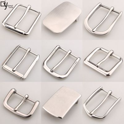 Leather belt buckle for men 304 stainless steel belt buckle 4.0cm needle buckle business casual smooth buckle clip