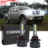 สำหรับ Nissan Navara (D40) 2007 - 2014 (โคมไฟหัว)-2ชิ้น CHENNGY LED สีขาว6000พันหลอดไฟชุดไฟหน้า