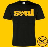 【Corner house】 SOUL T Shirt Northern DJ Tee Decks เสื้อยืดเพลงไวนิล Motown Record Funk MOD
