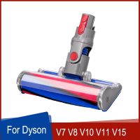 หัวแปรงทำความสะอาดเล็บสำหรับ Dyson V7 V8 V10อะไหล่หัวแปรงลูกกลิ้งแท่งดูดฝุ่นทำความสะอาดไร้สาย V15 V11พื้นแข็ง