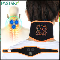 PASTSKY Yaowang Stone Magnetic Neck Support Brace Tourmaline Belt Self Heating Pad Wrap Cervical Vertebra Protection Heating Belt Keeping Warm Relieve Cervical Discomfort /Stiffness/Fatigue/Cold