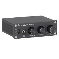 Fosi Audio Q4 Mini Gaming Stereo DAC &amp; Headphone Amplifier, 24Bit/192KHz USB/Optical/Coaxial to RCA AUX