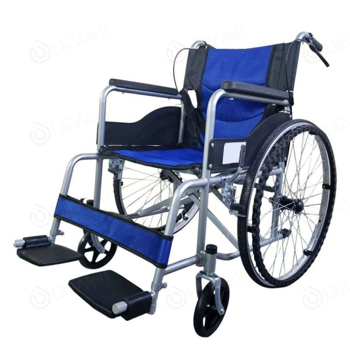 wheelchair-รถเข็นผู้ป่วย-wheelchair-พับได้-วีลแชร์-พับได้วีลแชร์-folding-wheelchair-solid-tire-no-inflation-รถเข็นผู้สูงอายุ-รถเข็นผู้ป่วย-วีลแชร์-พับได้-พกพาสะดวก