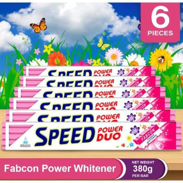 Speed Laundry Detergent Bar(Fabcon Pink 380gSet of 6pcs) Lazada PH