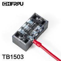 ❈⊕ 1PCS TB1503 Dual Row Barrier Screw Terminal Block Strip Wire Connector Fixed Wiring Board 600V 15A