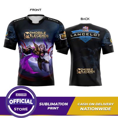 LANCELOT DARK EARL SKIN Mobile Legends Full Sublimation Tshirt Premium Quality