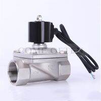 304 Stainless Steel Underwater Solenoid Valve Waterproof Fountain Water Valve G1/2 quot; G3/4 quot; 80°c Weak Acid Alkaline Liquid Valve