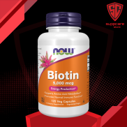 Viên Uống Mọc Tóc, Đẹp Da Now Biotin 5000 - 10000 mcg 60 - 120 viên -