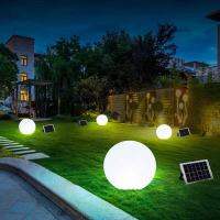 Modern PE Plastic Outdoor Waterproof LED Ball Lighting Garden LED Solar Lawn Lamp