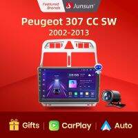 Junsun V1 Pro 8G + 256G สำหรับ Peugeot 307 307CC 307SW 2002-2013วิทยุรถยนต์รถยนต์เครื่องเล่นวิดีโอ Carplay Android Auto No 2 Din 2Din DVD