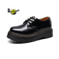 Doc Dr.Martens 1465 แมรี่ เจนแพลตฟอร์มรองเท้าทำงานของแท้ดั้งเดิม3-ตาเรียบรองเท้าทางการ