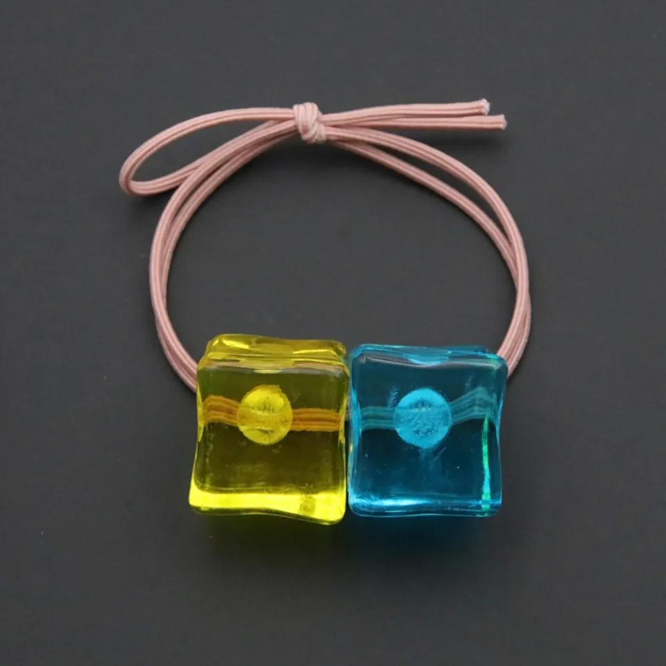 BOCCHI THE ROCK Gotoh Hitori Elastic Hair Bands Blue Yellow Ice