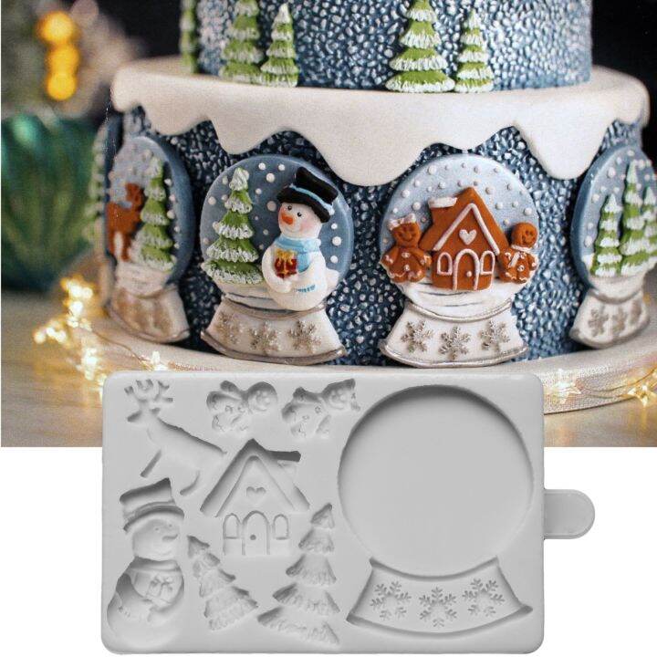 christmas-snowglobe-silicone-mould-fondant-cake-decorating-and-cookies-mold-sugarcraft-chocolate-baking-tool-kitchenware