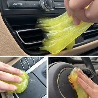 Car Cleaning Soft Plastic Multi-function Car Air Conditioning Outlet Dusting Mud Paint Cleaner Polishes All Car Glue Sticker