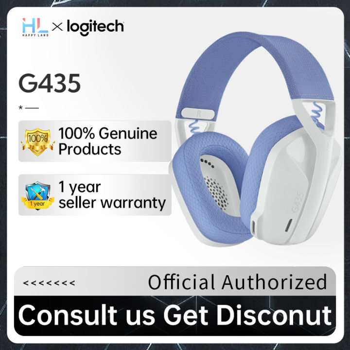 Logitech G435 Bluetooth Wireless Gaming Headset 7.1 Surround Sound
