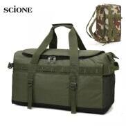 60L Túi du lịch sức chứa lớn hành lý Nam Túi Xách Tote Duffel Ba lô khoác
