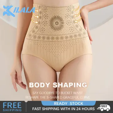 Cheap Flarixa High Waist Seamless Body Shaper Briefs Women's Belly Slimming  Panties Comfortable Shapewear Tummy and Hip Lift Underwear