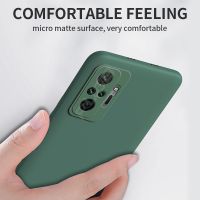 ㍿✔﹉ For Xiaomi Redmi Note10 9 Pro Max 10S 9S Poco F2 X3 Pro NFC M3 Original Liquid Silicone Soft Matte phone Case Cloth Lining Cover