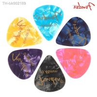 ❇☎☇ 6 Pcs Celluloid Guitar Picks Mediator Thickness 0.46 0.71 0.81 0.96 MM - Color Random Universal For All Guitar