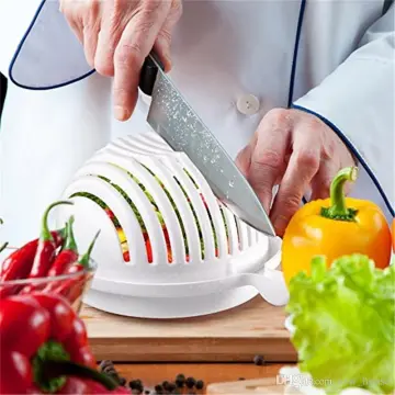 60 Seconds Salad Cutter Bowl Easy Salad Maker Tools Fruit Vegetable Chopper  Kitchen Tool Gadgets Cutter kitchen Accessories