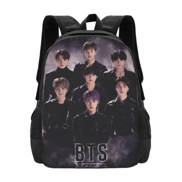 BTS KPOP School Bag for Boys Girls School Gifts for Kids School