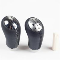 【hot】✤⊕▫  Leather Car Styling Shift Knob Lever Shifter Renault 3 2 Scenic Kangoo 2005 2006 2007 2008 2009