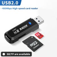 2 IN 1การ์ดรีดเดอร์ USB 3.0ไมโครการ์ดเอสดีทีเอฟตัวอ่านหน่วยความจำความเร็วสูงหลายการ์ดตัวแปลงไรท์เตอร์แฟลชไดร์ฟแล็ปท็อปเครื่องอ่านการ์ด