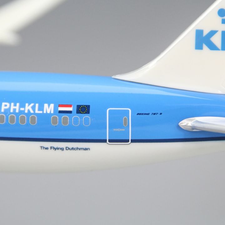 1-200ขนาด-klm-b787-9-b737-800สายการบิน-abs-เครื่องบินพลาสติกของเล่นโมเดลเครื่องบินเครื่องบินของเล่นเก็บสะสมของเล่นโมเดล