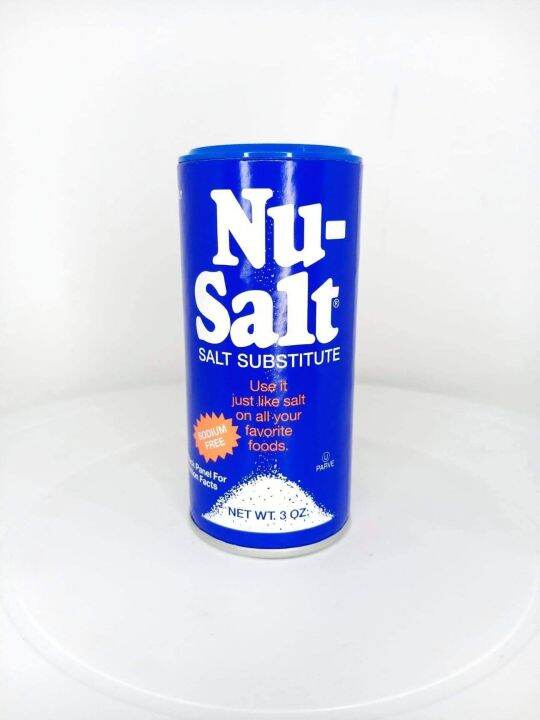 Nusalt sodium free (salt substitute) 3oz. Lazada PH