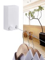 Retractable Clothesline Drying Rack Double Row Indoor Laundry Hanger Dryer Invisible Clothes Drying Rope Simple Clothes Line